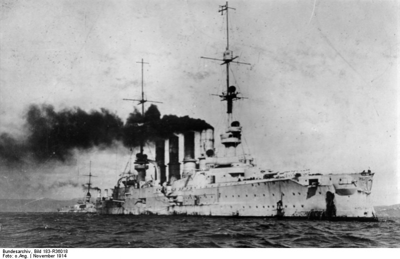 Nava Scharnhorst, Primul Război Mondial