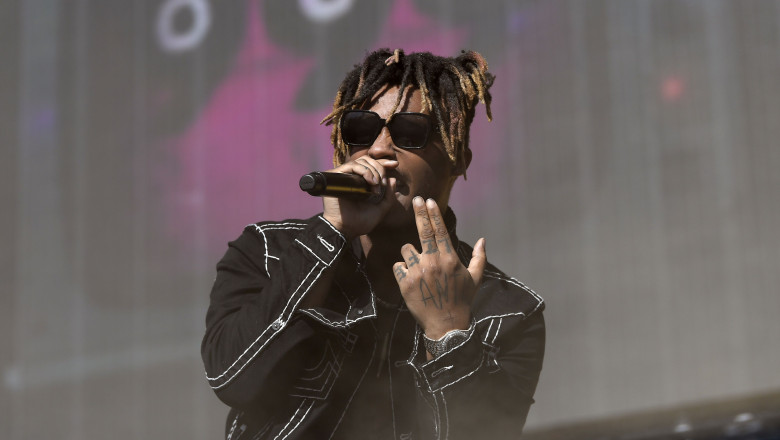 Rapperul Juice Wrld in concert in 2019