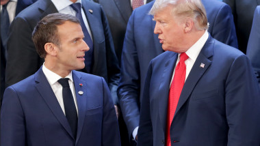 Emmanuel Macron Donald Trump aparent in dezacord