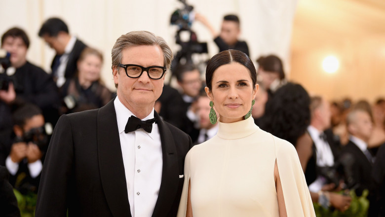 Colin Firth si Livia Giggioli, sotia sa de care s-a despartit dupa 22 de ani