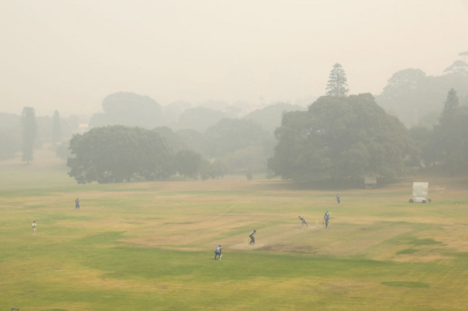 Smoke Haze Over Sydney As Fire Danger Risk Heightens