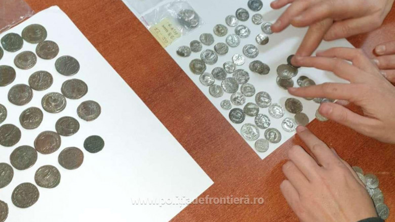 monede vechi descoperite la frontieră