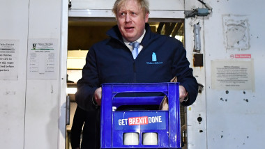 Boris Johnson Campaigns For Conservatives On Eve Of UK Election