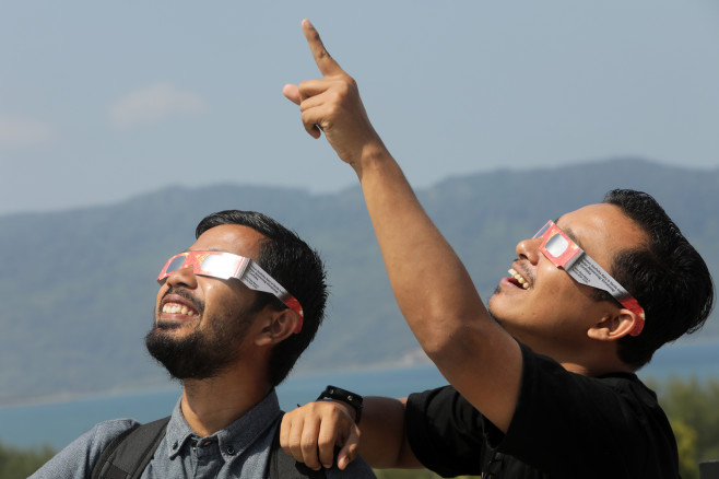 Solar eclipse in Banda Aceh