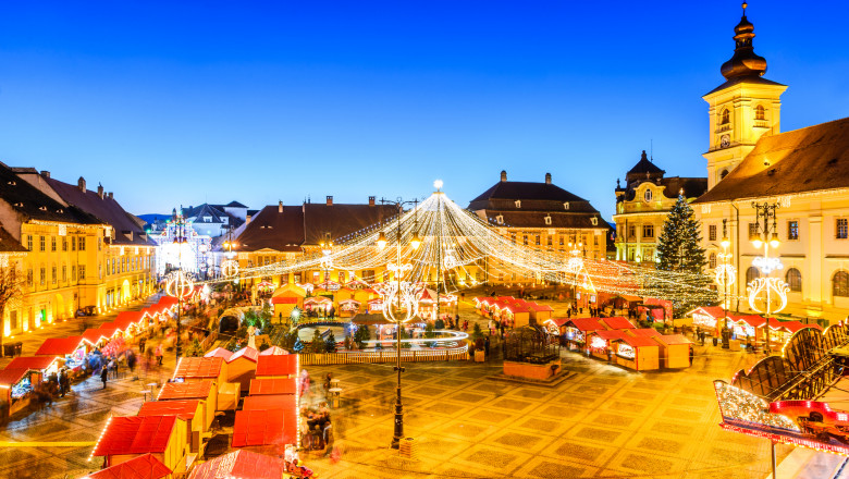 Sibiu, Christmas Market, Transylvania - Romania