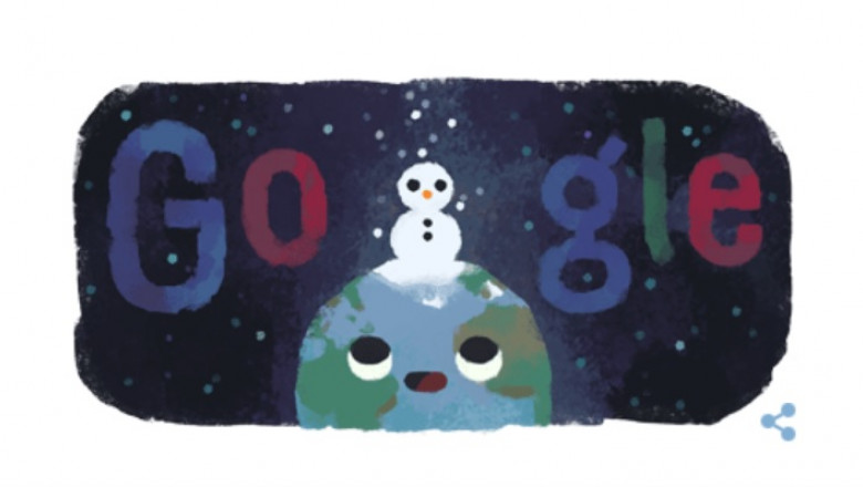 A început sezonul de iarnă 2019 și din punct de vedere astronomic. Google dedică un logo special în ziua de 22 decembrie 2019, practic prima zi de iarnă