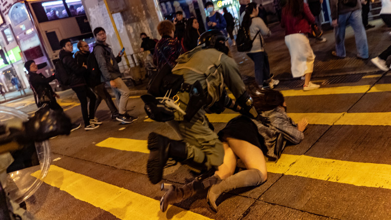 Hong Kong Marks New Year With Anti-Government Protests