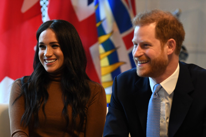 Meghan Markle printul harry The Duke And Duchess Of Sussex Visit Canada House