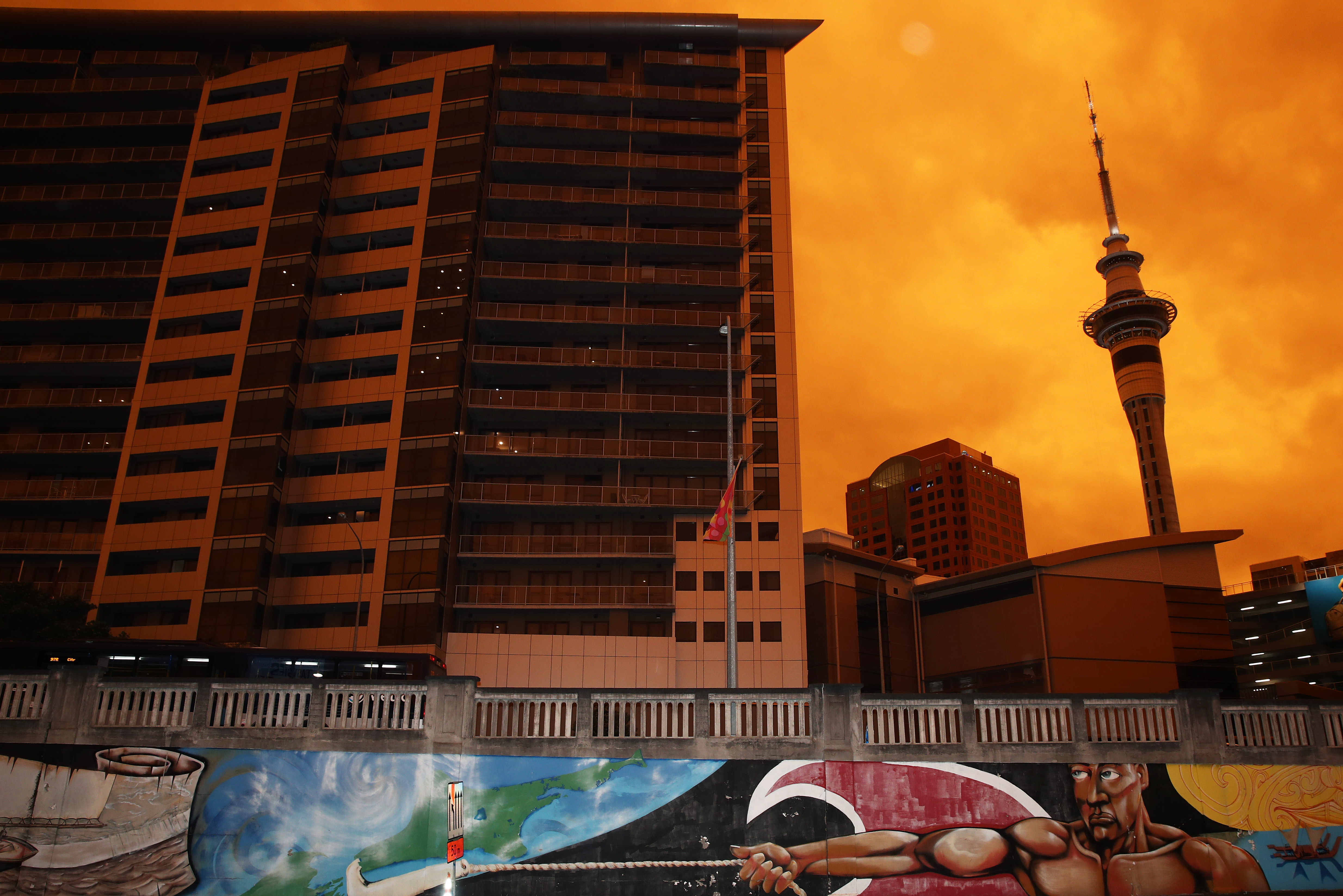 Smoke From Australian Bushfires Blankets Auckland