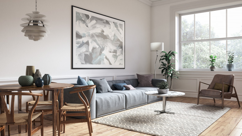 camera airbnb living sufragerie apartament