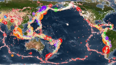 unde seismice detectate în intreaga lume
