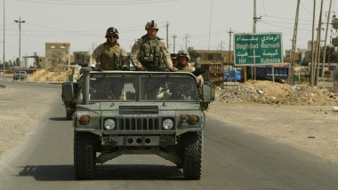 US Marines Patrol Near Al Asad