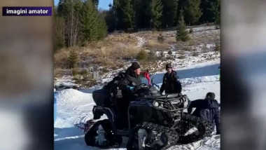 Un turist este calcat intentionat cu ATV-ul de paznicii partiei Toplita dupa un conflict cu instructorul de schi