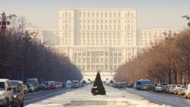 Bucharest view of Parliament