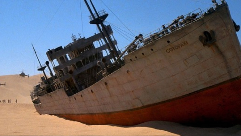 Nava Cotopaxi din filmul lui Spielberg este găsită în deșertul Gobi