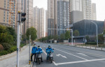 CHINA-HUBEI-WUHAN-TAKEAWAY DELIVERYMAN (CN)