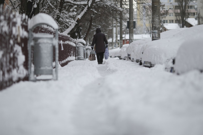 ninsoare bucuresti februarie