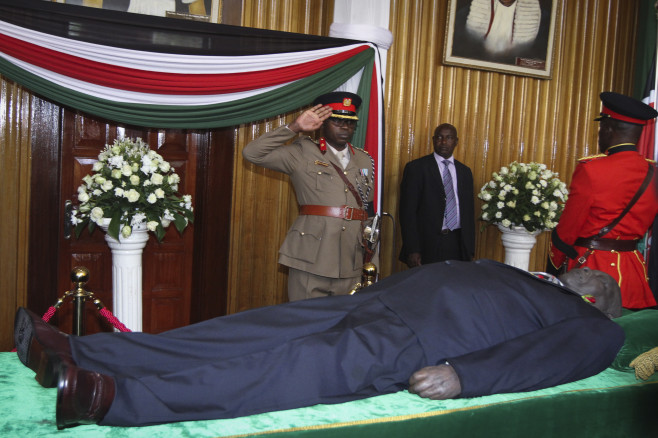 Kenyans to view the body of late Daniel arap Moi lying-in-state