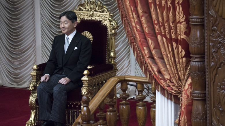 Japanese Emperor Naruhito Attends Opening of The National Diet Session