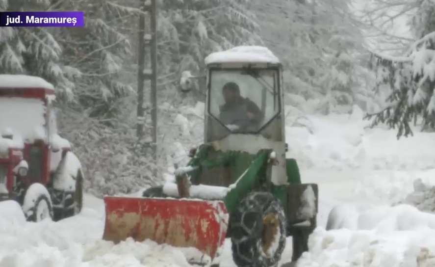 România, atinsă de furtuna care a afectat Europa. În Maramureș a plouat cu gheață, a tunat și a fulgerat