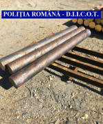 Romani prinsi furand 38t de metale din Franta