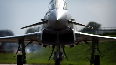 Eurofighter Typhoon And Spitfires Join Forces For RAF Celebration