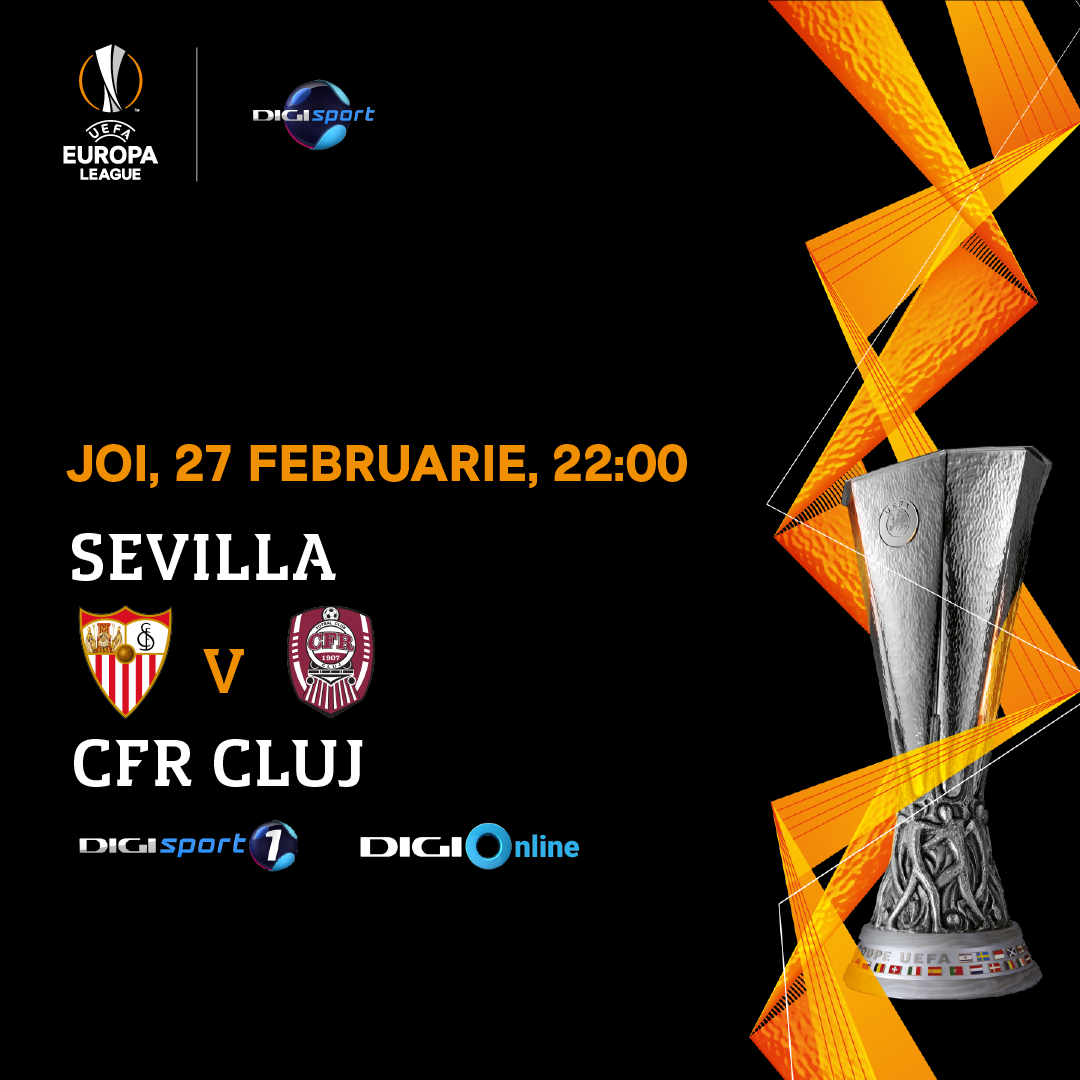 Romanii spera la inca o minune a CFR Cluj in meciul cu FC Sevilla