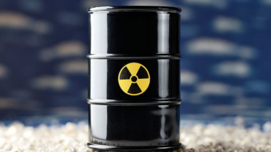 Radioactive barrel