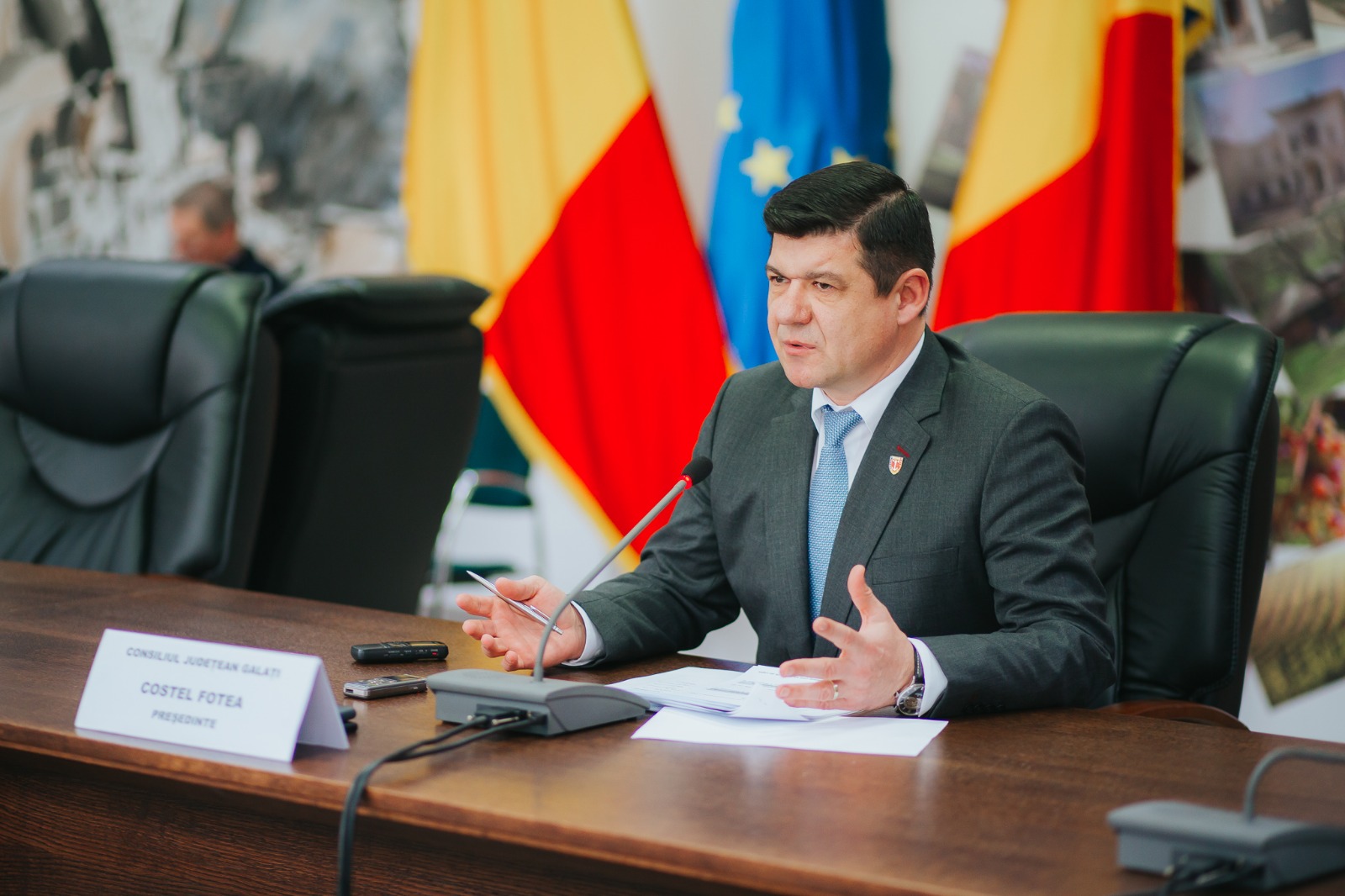 Judetul Galati va avea un buget record pentru investitii, anunta presedintele Consiliului Judetean