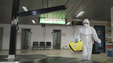 aeroport dezinfectie