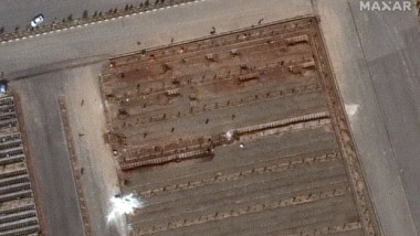 Imagini din satelit, in Iran