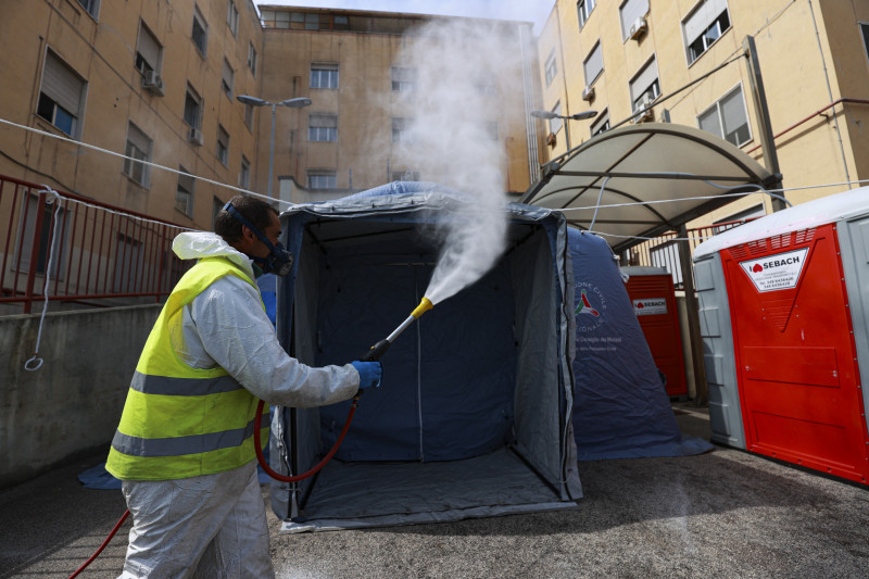 Coronavirus outbreak, Naples, Italy - 17 Mar 2020