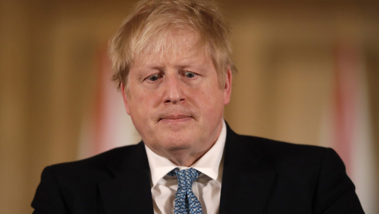 Boris Johnson Holds Daily Coronavirus Briefing