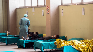 Italy, Lombardy region, Brescia, March 9, 2020 : Covid-19 virus epidemic. Coronavirus Emergency. In the picture ceckpoint and triage point at Civile Hospital. Photo, Image: 504942634, License: Rights-managed, Restrictions: WORLD RIGHTS excluding ITALY - Fee Payable Upon Reproduction - For queries contact Avalon.red - sales@avalon.red London: +44 (0) 20 7421 6000 Los Angeles: +1 (310) 822 0419 Berlin: +49 (0) 30 76 212 251, Model Release: no, Credit line: Avalon.red / Avalon Editorial / Profimedia
