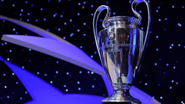 MONTE CARLO, MONACO - AUGUST 28: A general view of the UEFA Champions League trophy at the UEFA Champions League Draw for the 2008/2009 season at the Grimaldi Center on August 28, 2008 in Monte Carlo, Monaco. (Photo by Denis Doyle/Getty Images)