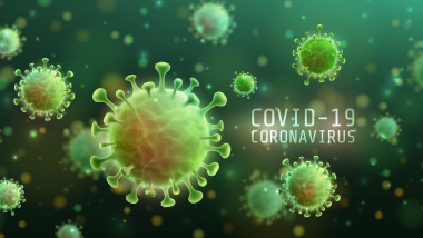 Vector of Coronavirus 2019-nCoV and Virus background with disease cells. COVID-19 Corona virus outbreaking and Pandemic medical health risk concept. Vector illustration eps 10