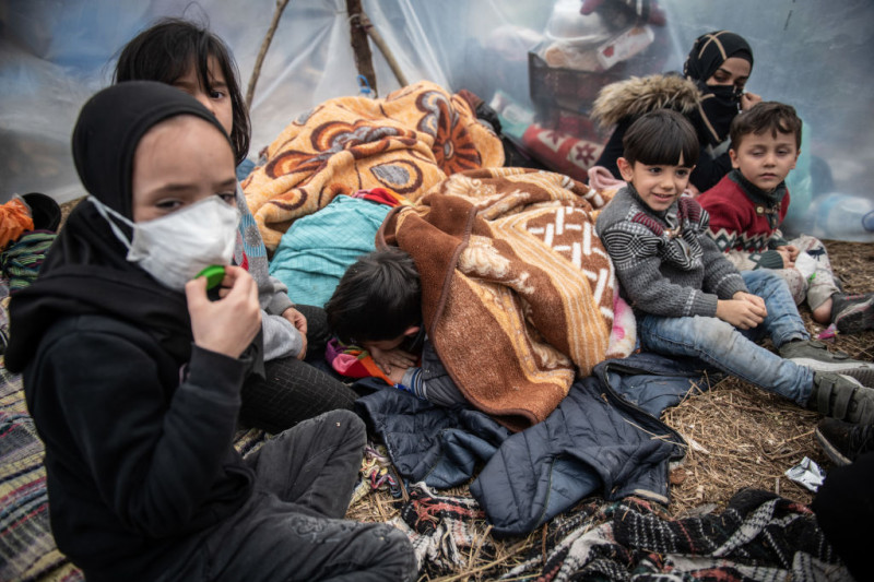 Migrants Continue To Wait At The Turkish Greek Border