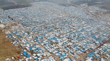 12 February 2020 Atma Refugee camp, Idlib Syria.