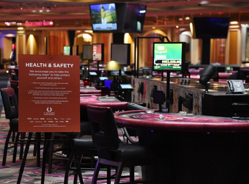 cazinouri închise în Las Vegas, din cauza pandemiei de Covid-19