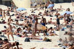 *EXCLUSIVE* What Coronavirus... beach goers pack like sardines at Bondi Beach