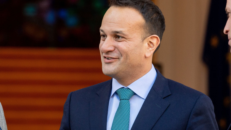 Taoiseach Leo Varadkar during a meeting with the president at Aras an Uachtarain on the first of their 3 day visit to Ireland. Prince William and Catherine Duchess of Cambridge visit to Ireland - 03 Mar 2020, Image: 502888045, License: Rights-managed, Restrictions: , Model Release: no, Credit line: REX / Shutterstock Editorial / Profimedia