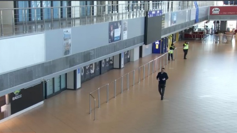 Aeroportul Otopeni, golit de călători în vreme de pandemie