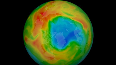 strat ozon gaură pămât polul nord