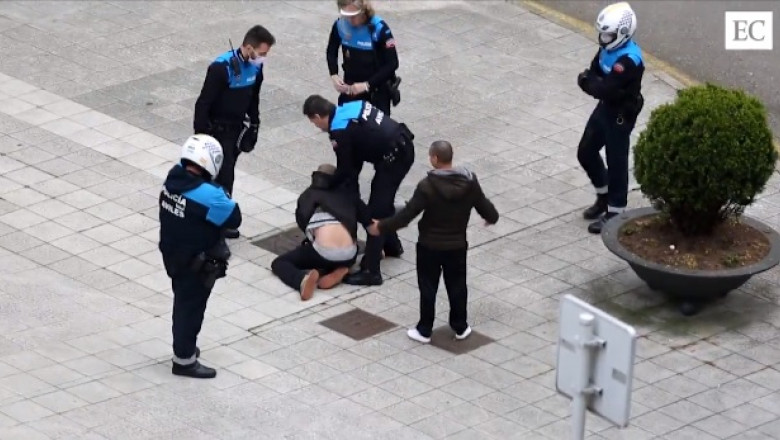 Roman imobilizat de politia spaniola
