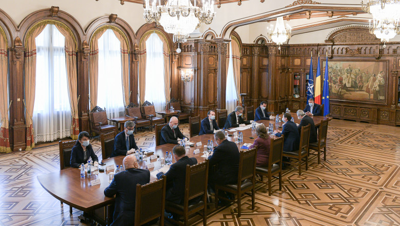 Sedinta de criza la Palatul Cotroceni