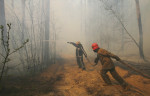 Incendiile de pădure la Cernobîl continuă de mai mult de o săptămână