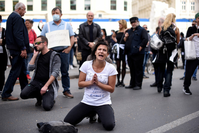 Protesters Demand End To Coronavirus Lockdown Measures