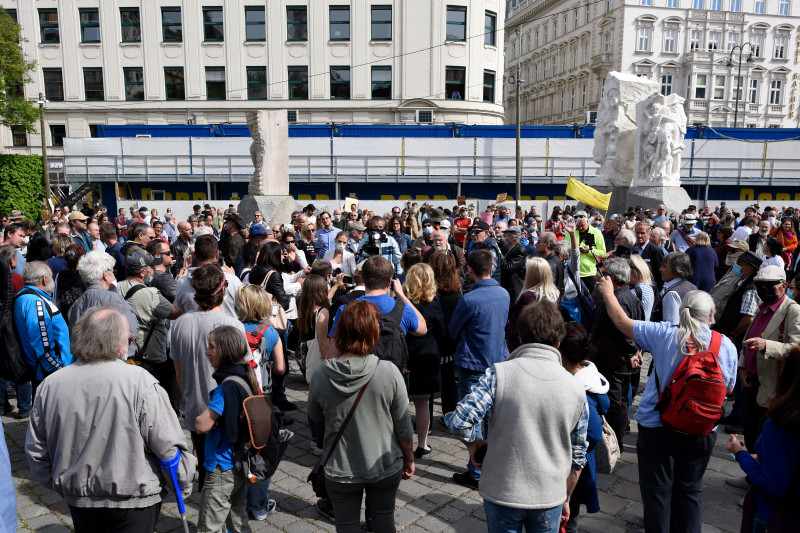 Protesters Demand End To Coronavirus Lockdown Measures