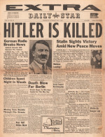 1945 The Star (Canada) Death of Adolf Hitler