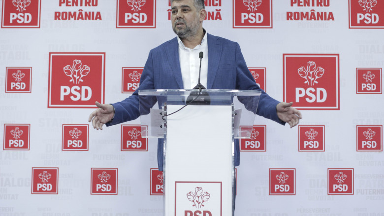 Președintele PSD, Marcel Ciolacu: